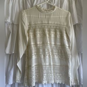 Sezane lace blouse s 38